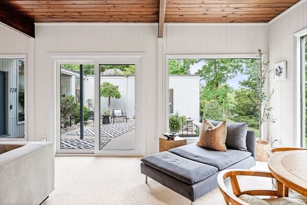 Interior, Sun Room, Wooden Beams, Wooden Ceilings