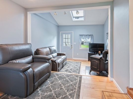 Home Theatre Room, Interior, Wood Texture Flooring