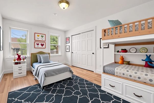 Bedroom, Interior, Wood Texture Flooring