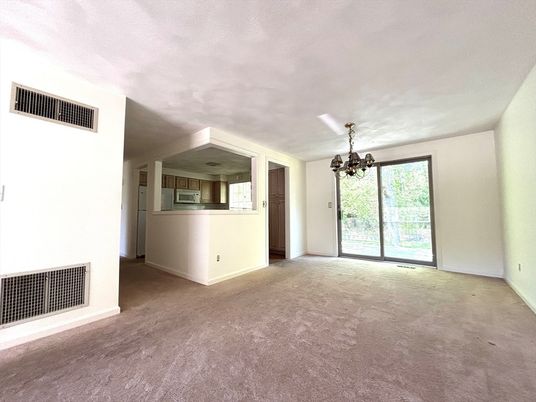 Chandelier, Empty room, Interior