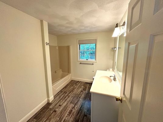 Bathroom, Interior, Wood Texture Flooring