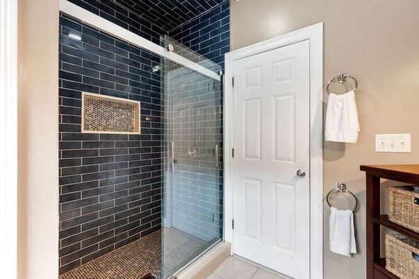 Bathroom, Glass Shower, Interior