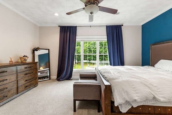 Bedroom, Interior, Recessed Lighting