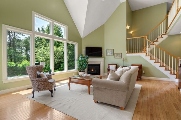 Fireplace, Interior, Living room, Wood Texture Flooring
