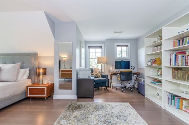 Home Office, Interior, Wood Texture Flooring
