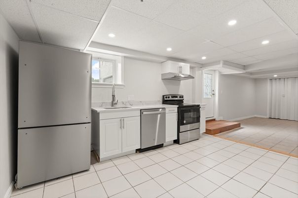 Interior, Kitchen, Recessed Lighting, Stainless Steel Appliances