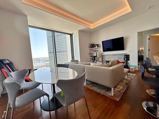 Dining room, Fireplace, Interior, Living room, Wood Texture Flooring
