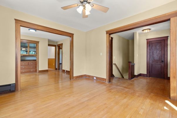 Empty room, Interior, Wood Texture Flooring
