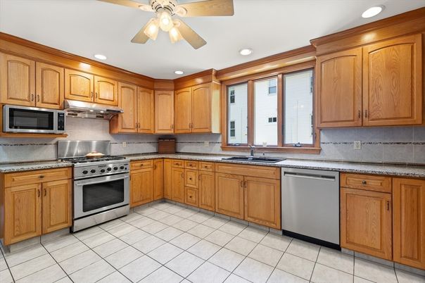 Interior, Kitchen, Recessed Lighting, Stainless Steel Appliances