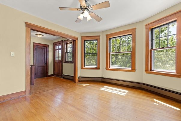 Empty room, Interior, Wood Texture Flooring