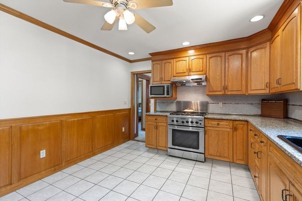 Interior, Kitchen, Recessed Lighting, Stainless Steel Appliances