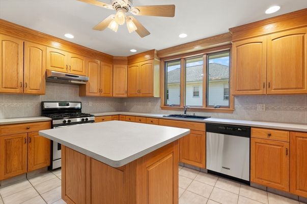 Interior, Kitchen, Recessed Lighting, Stainless Steel Appliances