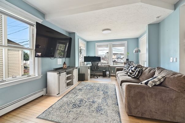 Home Office, Interior, Wood Texture Flooring