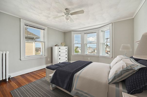 Bedroom, Interior, Water, Wood Texture Flooring