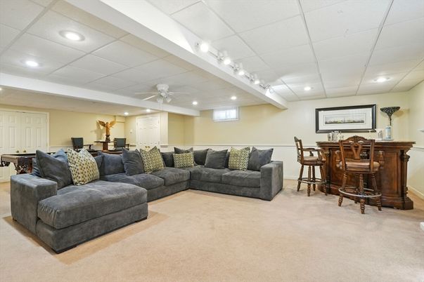 Interior, Living room, Recessed Lighting