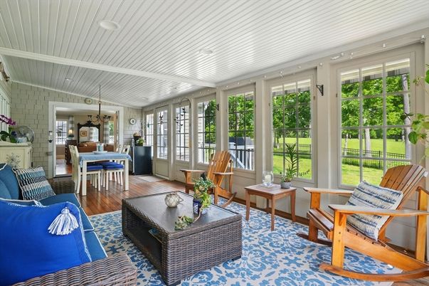 Dining room, Interior, Living room, Sun Room, Wood Texture Flooring