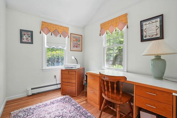 Home Office, Interior, Wood Texture Flooring