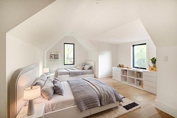 Bedroom, Interior, Wood Texture Flooring