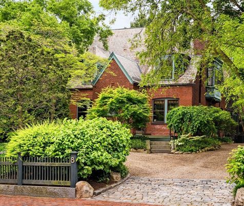 Exterior, Facade, Brick Facade, Tudor Revival