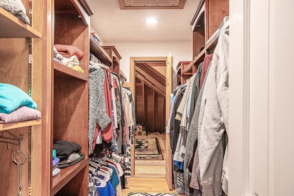 Interior, Recessed Lighting, Walk-in Closets, Wood Texture Flooring