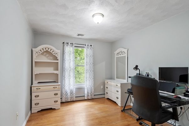 Home Office, Interior, Wood Texture Flooring