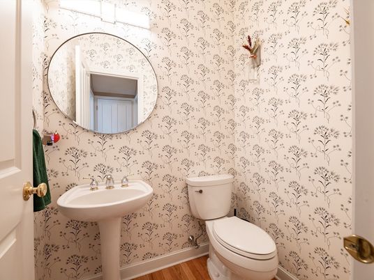 Bathroom, Interior, Wood Texture Flooring