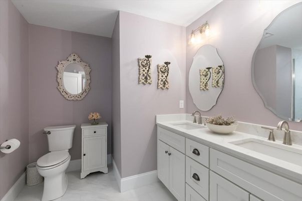Bathroom, Dual Sink Vanities, Interior, Marble