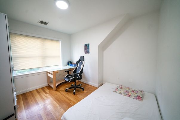 Bedroom, Home Office, Interior, Wood Texture Flooring
