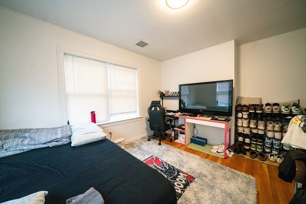 Bedroom, Home Office, Interior, Wood Texture Flooring