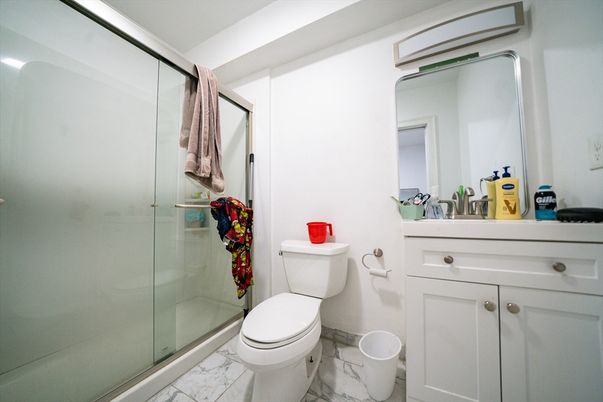 Bathroom, Glass Shower, Interior, Marble