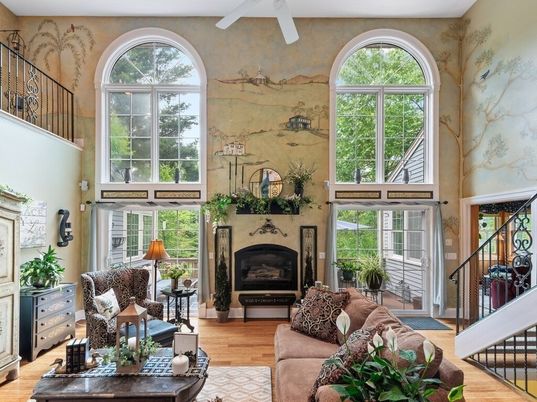 Fireplace, Interior, Living room, Wood Texture Flooring
