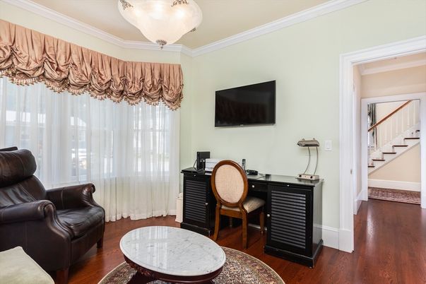 Home Office, Interior, Wood Texture Flooring