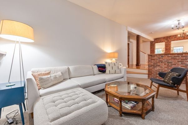Interior, Living room, Stone Walls