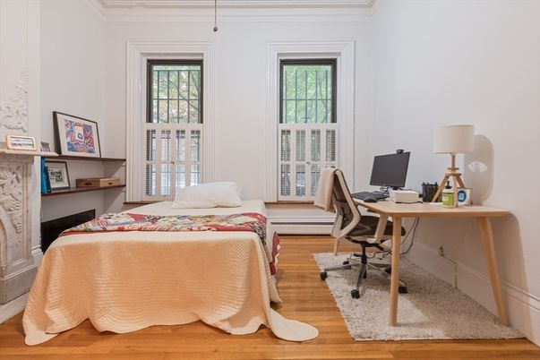 Bedroom, Home Office, Interior, Wood Texture Flooring
