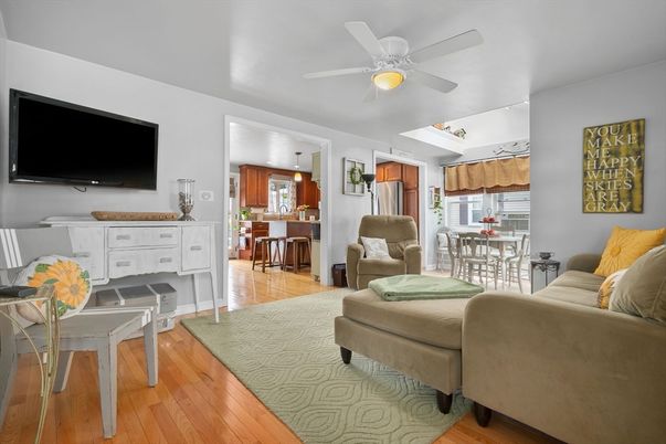 Dining room, Interior, Kitchen, Living room, Wood Texture Flooring