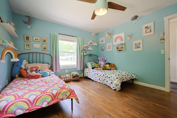 Bedroom, Interior, Wood Texture Flooring