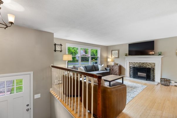 Fireplace, Interior, Living room, Wood Texture Flooring