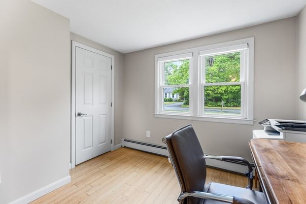 Home Office, Interior, Wood Texture Flooring