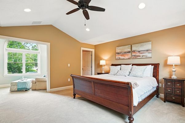 Bedroom, Interior, Recessed Lighting