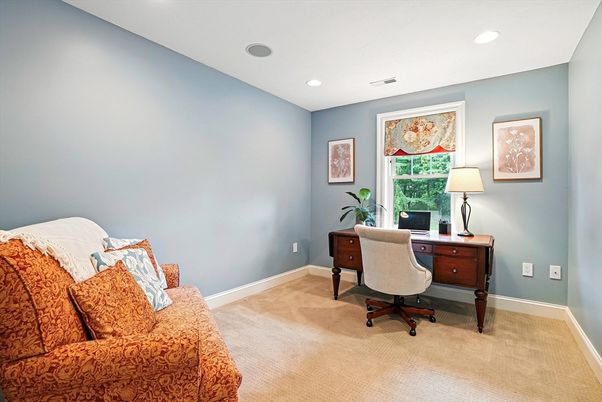 Home Office, Interior, Recessed Lighting