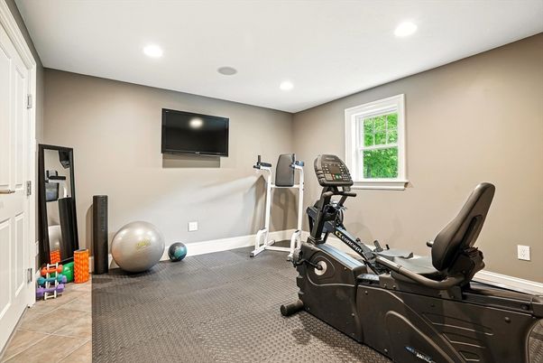 Fitness Equipment, Interior, Recessed Lighting