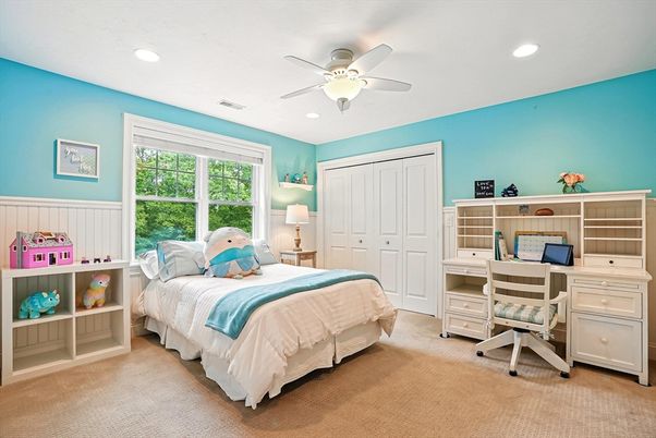 Bedroom, Home Office, Interior, Recessed Lighting