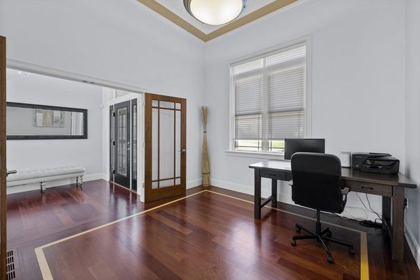 Home Office, Interior, Wood Texture Flooring