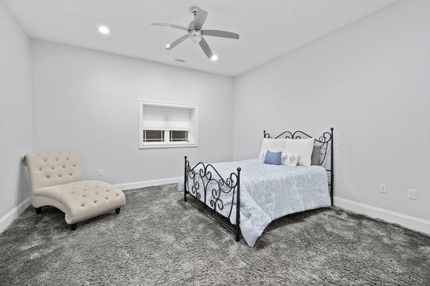 Bedroom, Interior, Recessed Lighting