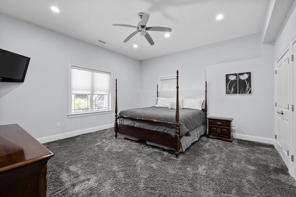 Bedroom, Interior, Recessed Lighting