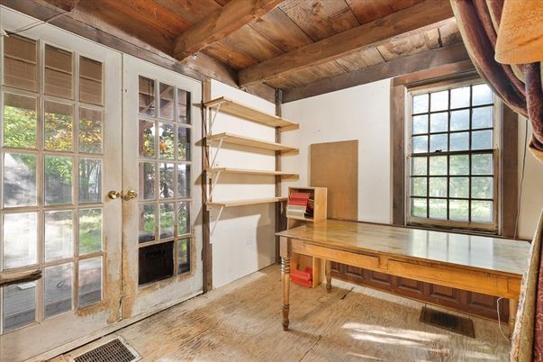 Fireplace, Interior, Wooden Beams, Wooden Ceilings