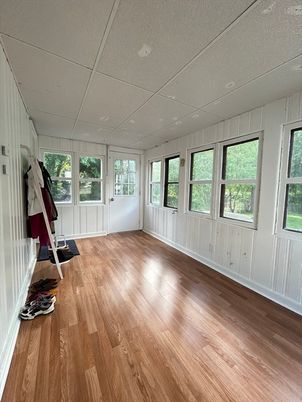 Empty room, Interior, Wood Texture Flooring