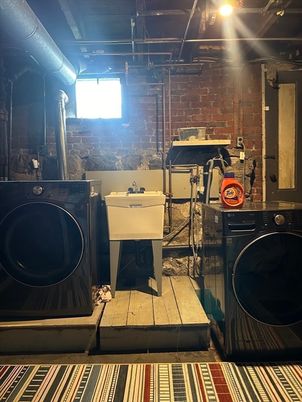 Interior, Stone Walls, Washer