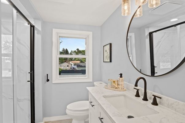 Bathroom, Interior, Marble Walls