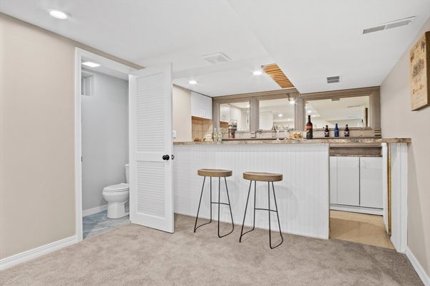 Bathroom, Interior, Recessed Lighting
